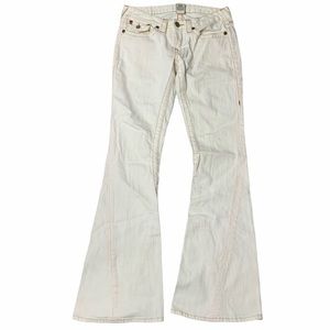 True Religion Joey Bell Bottoms Natural Denim 28